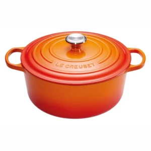 le creuset signature volcanic orange 18 cm casserole