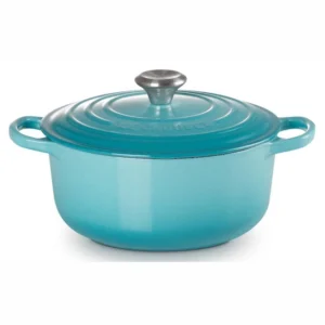 le creuset signature caribbean blue 20 cm casserole