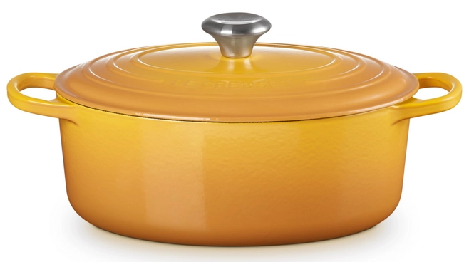 le creuset signature oval nectar casserole 29 cm