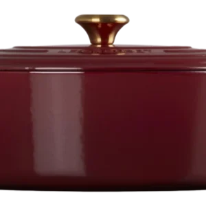le creuset signature oval garnet casserole 29 cm