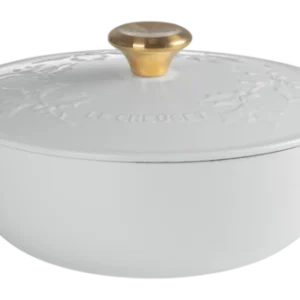 le creuset marmite winter holly collection cotton 26 cm casserole