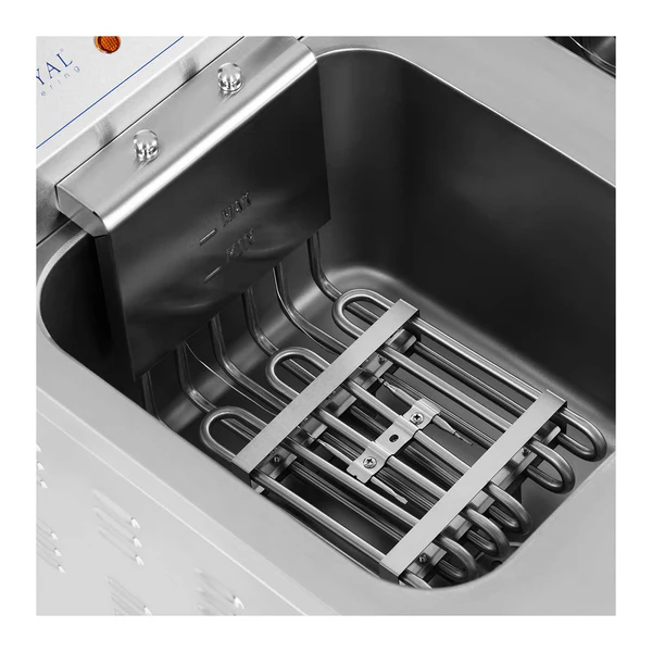 Friteuse à beignets professionnelle restaurant 36 litres 380V 2 paniers - Image 2