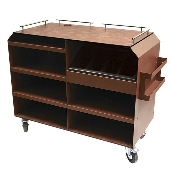 DESSERTE BASSE DE RESTAURANT HANA ROUILLE Ligne CHR - Image 2