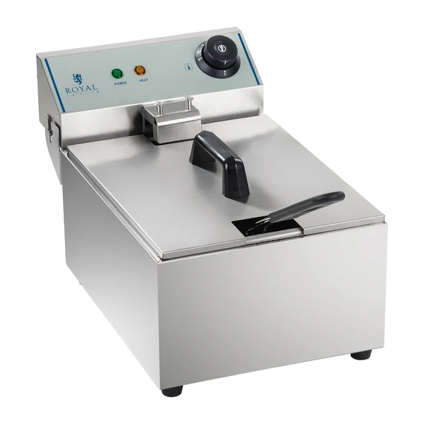 Friteuse acier inox 1 bac 10 litres cuve amovible professionnelle 3614005