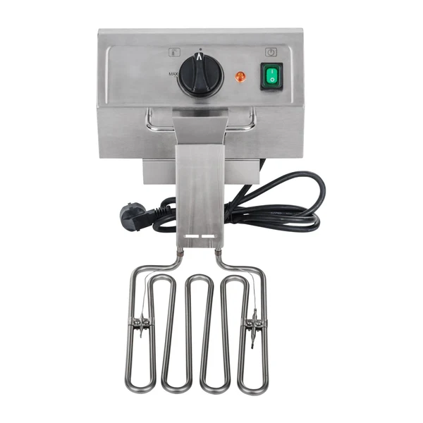 Friteuse acier inox 2 bacs 13 litres cuve amovible avec minuterie thermostat EGO professionnelle 3614021 - Image 3