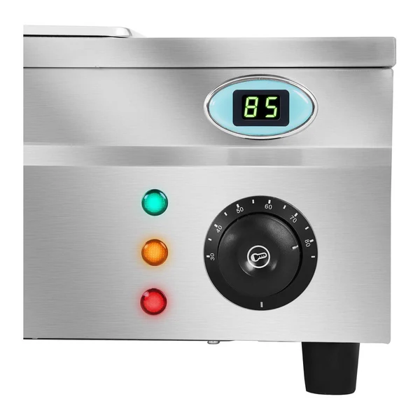 Bain marie 2 200 watts - 5 x GN - 1/2 - avec robinet de vidange - Image 3
