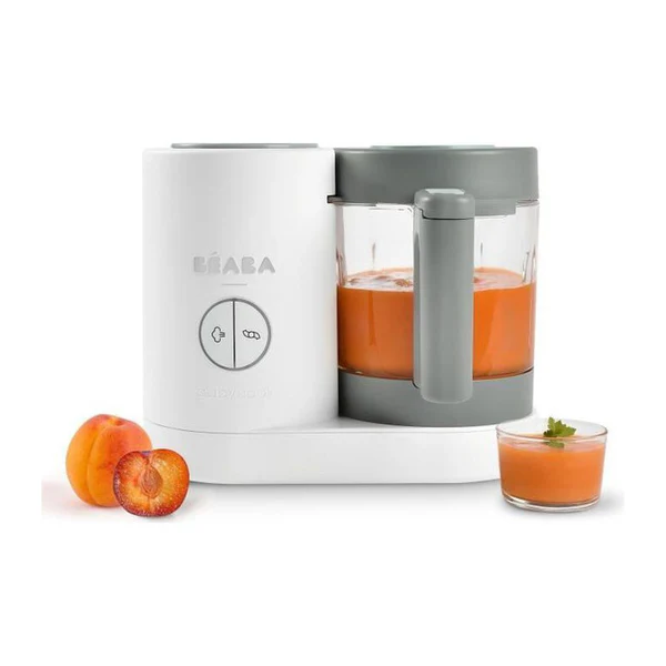 Beaba, Babycook Neo, Robot Bebe 4 En 1, Cuiseur, Mixeur, Blanc Beaba