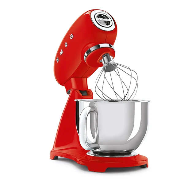 Robot pâtissier 4,8 L 800 W SMF03RDEU rouge Smeg