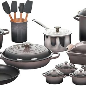 Le Creuset 20 Piece Mixed Material Set, Oyster
