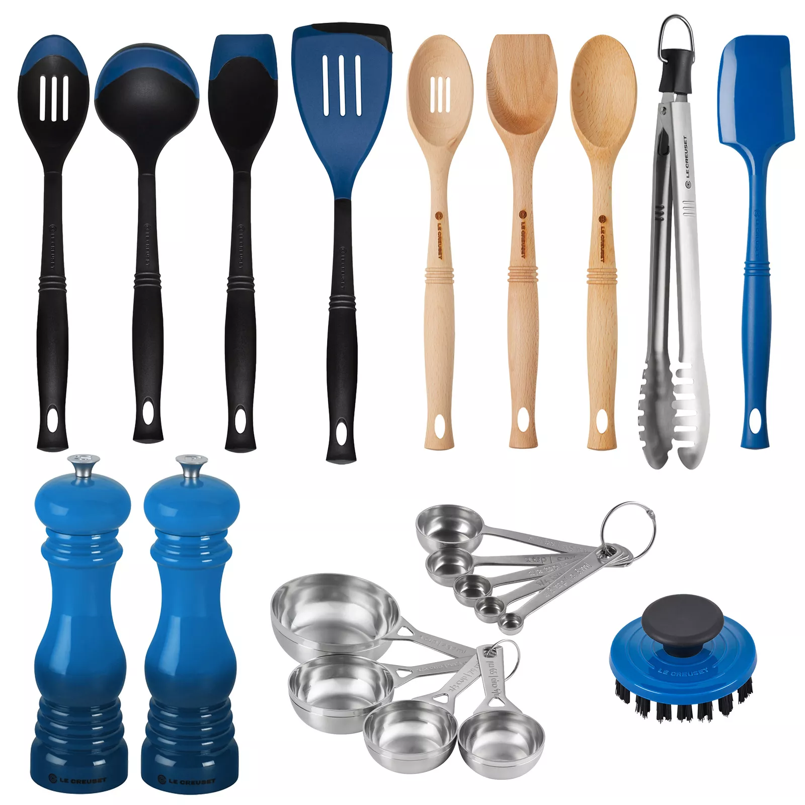 LE CREUSET COOKWARE CAST IRON POTS AND PANS DINNERWARE ULTIMATE SET 170 PIECES! - Image 8